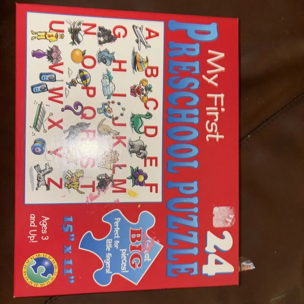 Melissa & Doug My First Preschool Puzzle – 24‑Piece Toddler Jigsaw – NIB